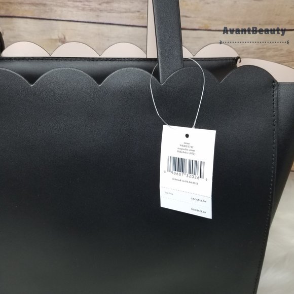 Kate Spade Mina Magnolia Street Scalloped Tote New - Picture 10 of 16